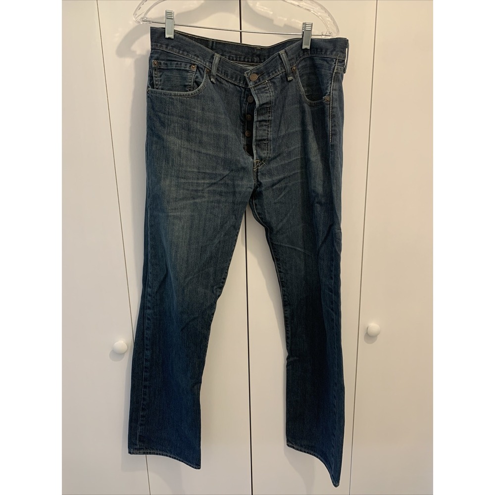 Levi's 501-0536 Original Straight Leg Button Fly Blue Jean Men's 36x32 NICE!